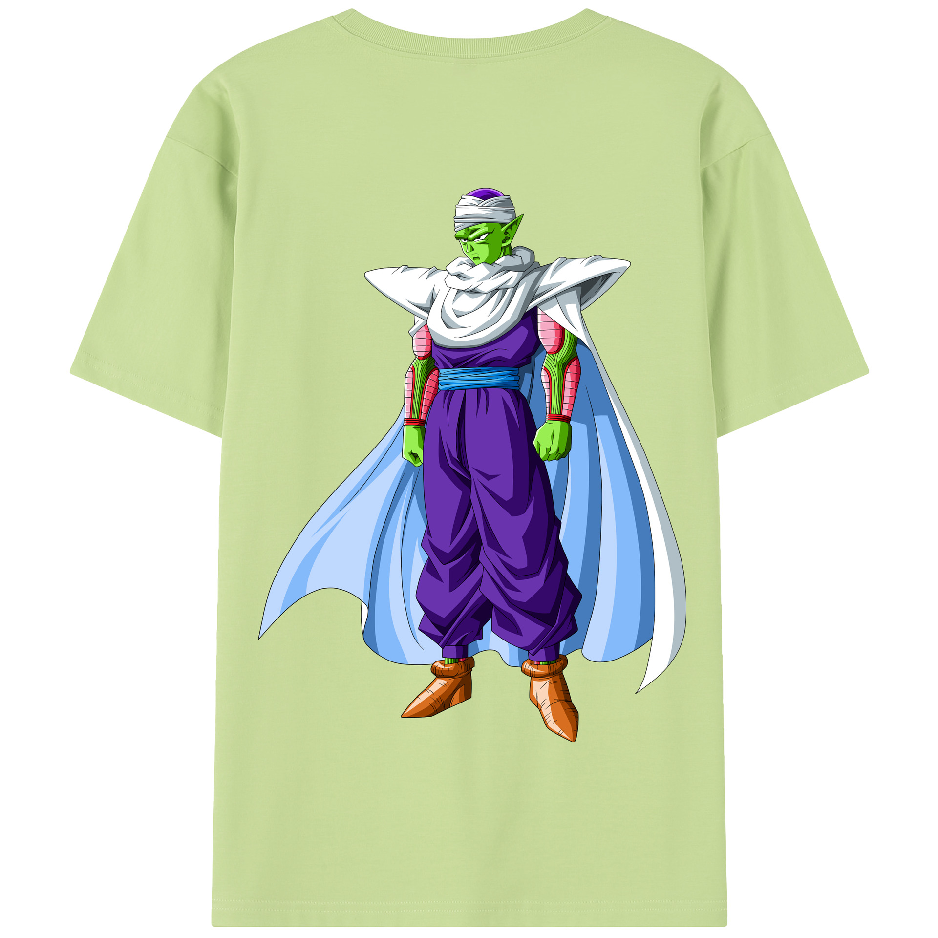 （画像用） ドラゴンボール ピッコロ DRAGON BALL Piccolo 綿100％半袖Tシャツ（背面プリント）